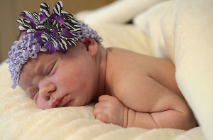 Newborn photos - baby lily