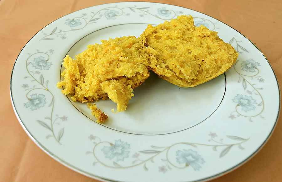 sweet potato biscuit - inside